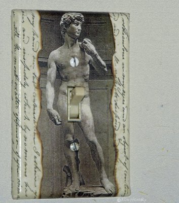 Photo processed Plastic: Michelangelo's David