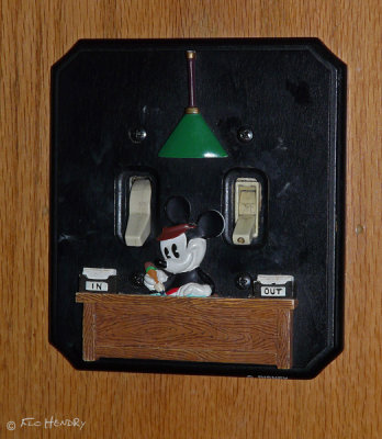 Plastic: Mickey Mouse Switch Cover