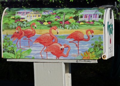Painted_Pink Flamingos