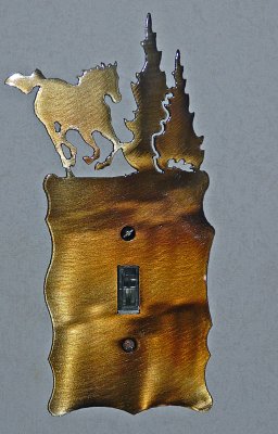 Metal: Copper Running Horse