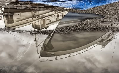 5th Place (tie) - big boats small puddle - by xray