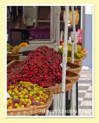 Fruit stall in Madeira