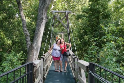 K & D on the Suspension Bridge