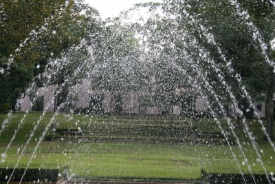 Bayou Bend through the Diana Fountain