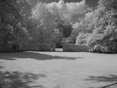 The Clio Garden, across the Diana Garden, from the Euterpe Garden
