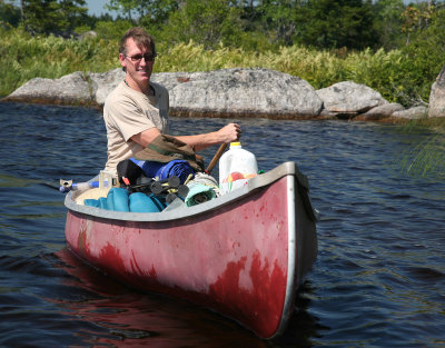 Phil Handles Canoe