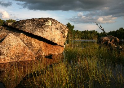 Fractured Boulder