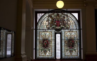 Victoria BC Parliament House window