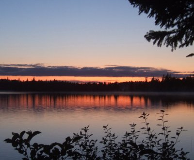 Sunset on Club Lake