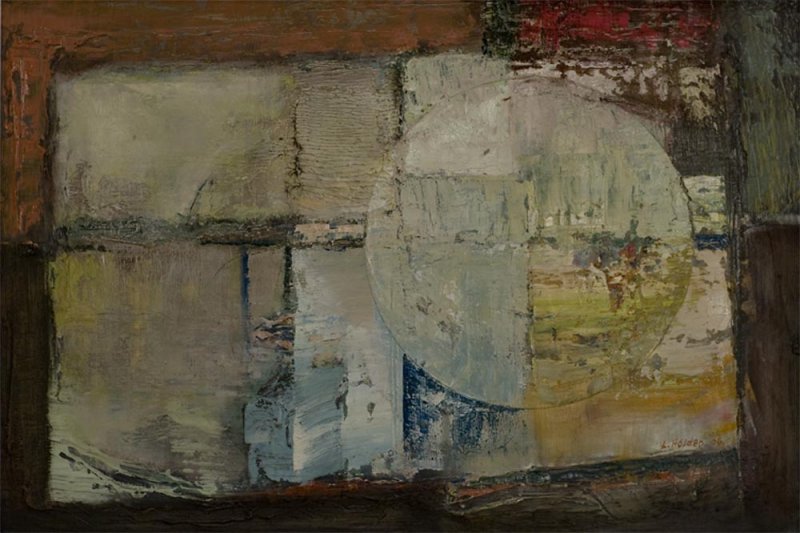 From East to West Oil on Board 29x33