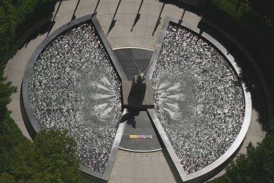 WW2 Memorial from Above