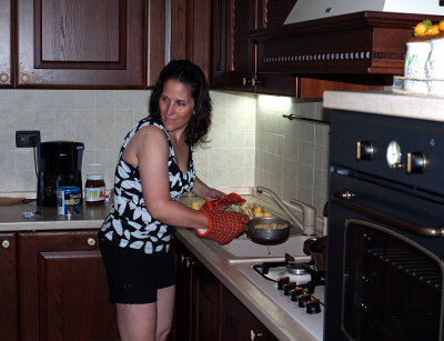 Mandi in the Kitchen, Chianacce, Italy