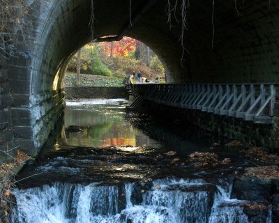 color and light at the end of the tunnel