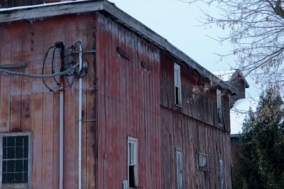 red building