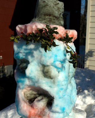 blue man