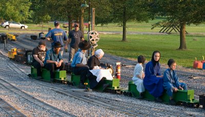 Amish train