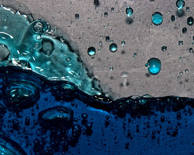 blue bubbles