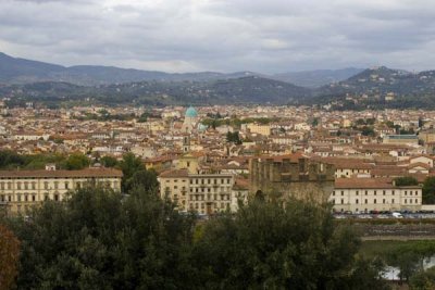 Florence Cityscape with Tempio Maggiore
