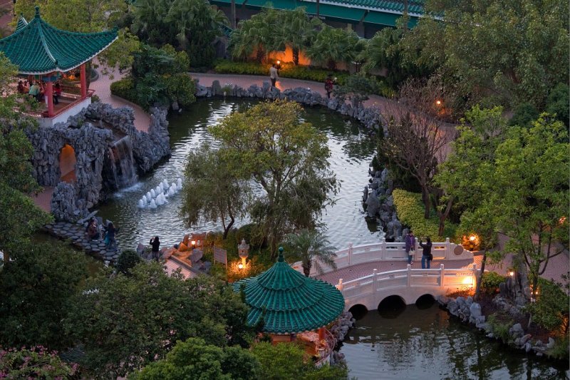 Chinese Garden at Twilight
