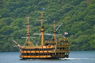 Pirate Ship on Lake Ashi