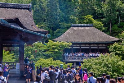 On the Veranda of Kiyomizu Temple