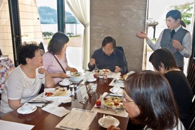 Buffet at Hakone Hotel