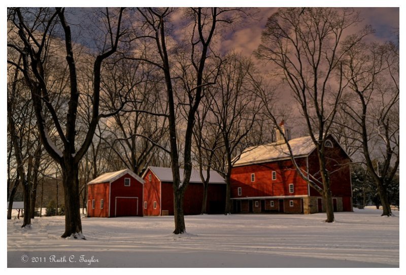 Winter at Tinicum Barn