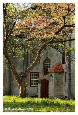 Spring by Fonthill Castle