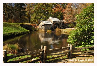 Autumn at the Mabry Mill