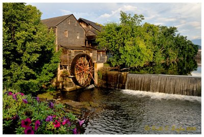 Old Mill Along Little Pigeon River, Pigeon Forge, TN