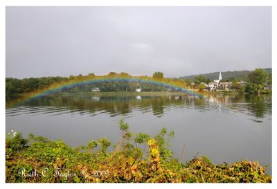 Rainbow over the Delaware