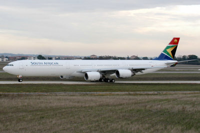 South African Airbus A340-600 ZS-SND