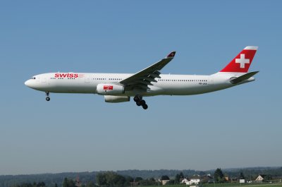 Swiss Airbus A330-300 HB-JHA