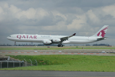Qatar Airbus A340-600 A7-AGB  New colour scheme