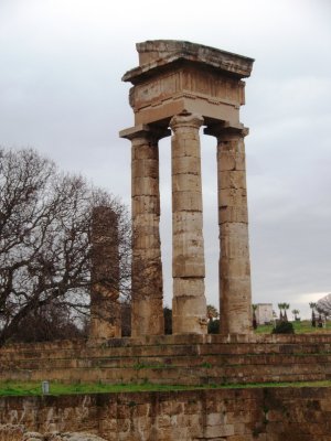 Acropolis of Rhodes city