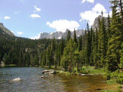 Fern Lake panorama