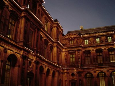 Cour Care - Lights on the Louvre