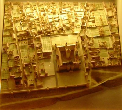 Model of Old Louvre