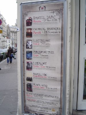 What's Playing in Paris - corner of rue des Couronnes