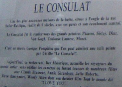 Everyone Says I Love You - Le Consulat