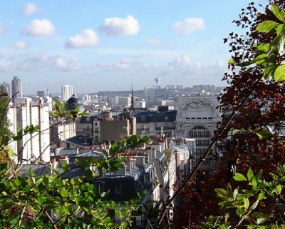 View over Eastern Montmartre