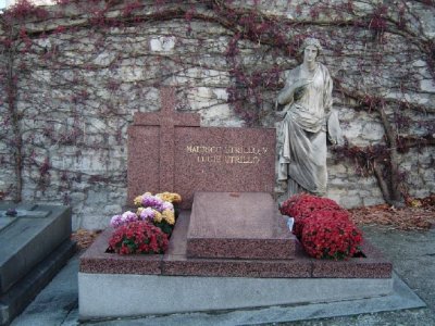 Cimetière St-Vincent- Maurice Utrillo's grave