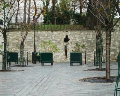 Place Marcel Aymé - The Man Who Walked through Walls