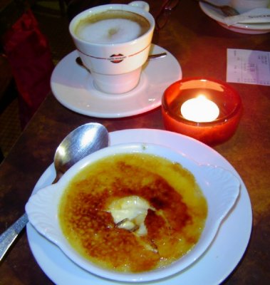 Cafe des Deux Moulin's Creme Brulee