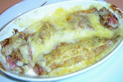 Aux Tours de Notre Dame - Ham & Cheese Crêpe