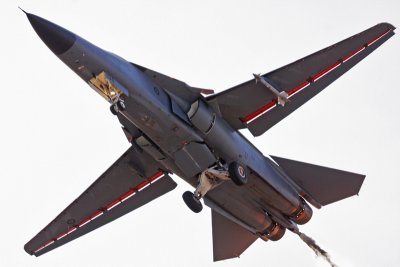 RAAF F-111 flying past