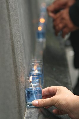  candles at rapaport monument.jpg
