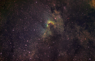 Sharpless 155, HST palette version