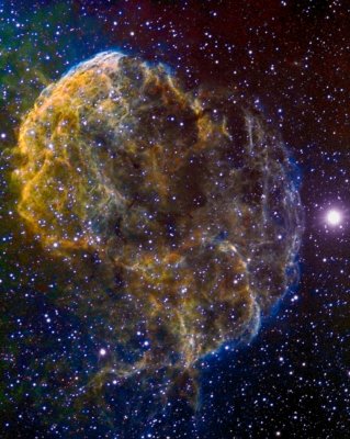 The Jellyfish nebula, HST palete