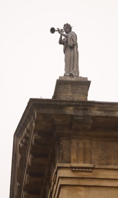 Detail from the roof of the Clarendon building